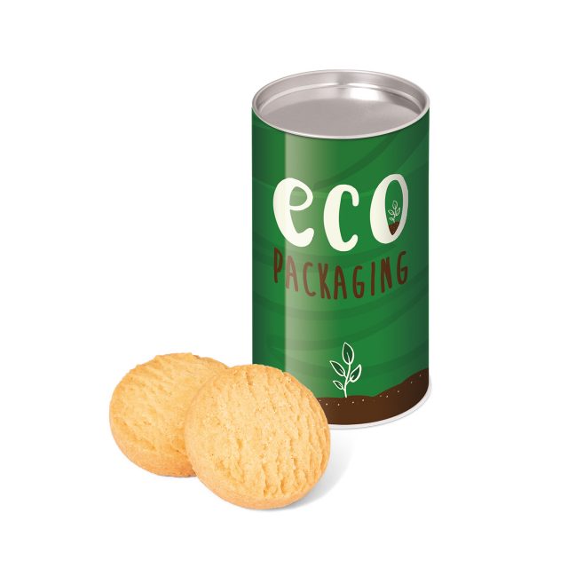 Eco Range – Small Snack Tube – Mini Shortbread Biscuits